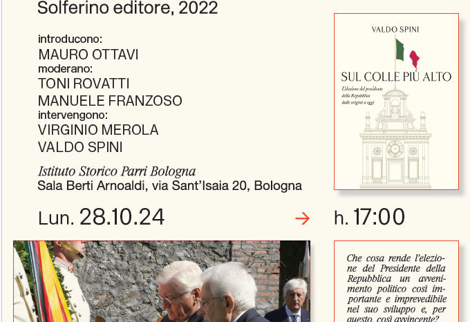 28 ottobre 2024 | Bologna | Sul colle più alto di Valdo Spini